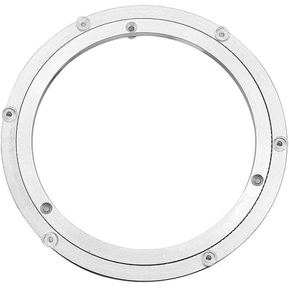 Aluminium Alloy Turntable Bearing, Heavy Duty Swivel Turntable Lazy Susan Rotating Bearing Turntable Round Dining Table Smooth Swivel Plate Hardware, 16"