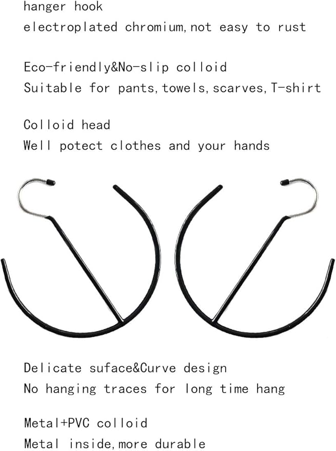 Multi-Purpose Semicircle Belt Hangers Tie,Scarf Ring Hanger,Non Slip Non Slip Organizer Hangers Hook Rack for Ties, Scarves, Shawls,Shoes - 3 Pack