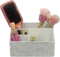 Luxury Bling Rhinestone Multi-functional Organizer Storage– Large Capacity makeup Brushes Lipsticks Storage Box with Compartments for Living Room. Bedroom and office (Siver)