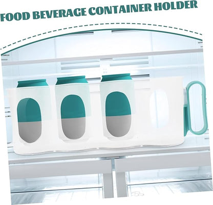 Levemolo Fridge Can Dispenser Beer Storage Dispenser for Refrigerator Beverage Can Holder Organize Kitchen Pantry Material