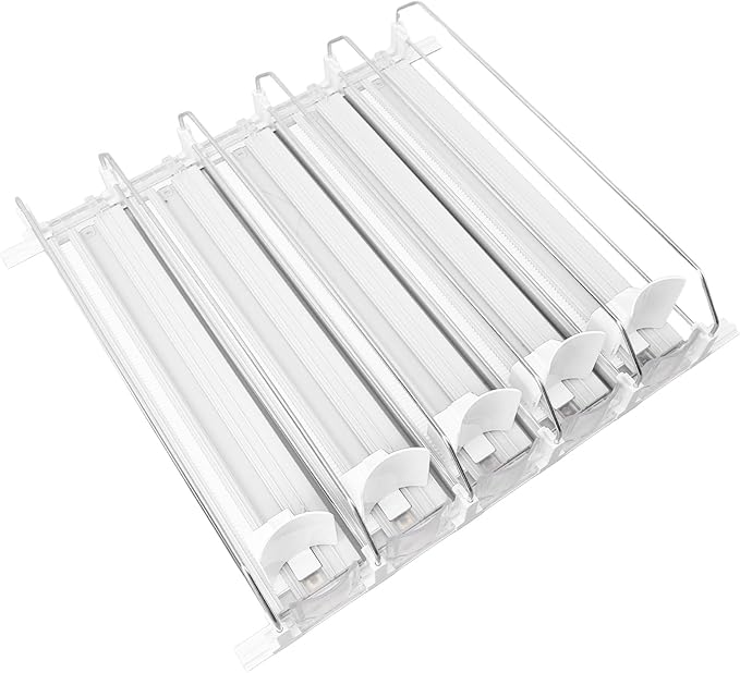 gernie Soda Can Dispenser, NonSlip and SelfPush Beverage Organizer for Shelves (White), gernieiby083dgxv-12