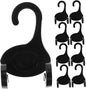10pcs Slipper Hanger Hooks for Shoes Storage Vertical Shoe Display Organizer Space-Saving for Home Store Hotel Black Design