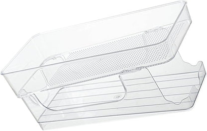 Double Storage Box Fridge Soda Can Organizer Can Drink Organizer for Fridge