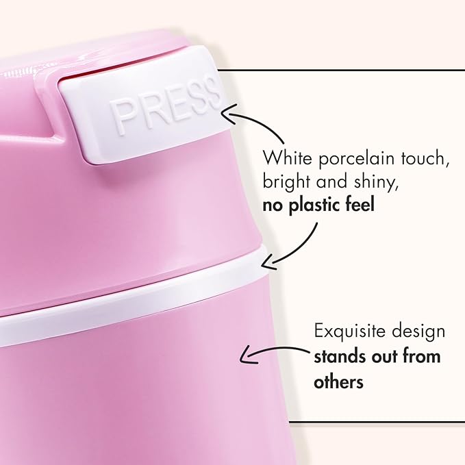 Eyelash Glue Storage Container Tank - Adhesive Jar Stand Makeup Case Cosmetic Storage Tank - Pink