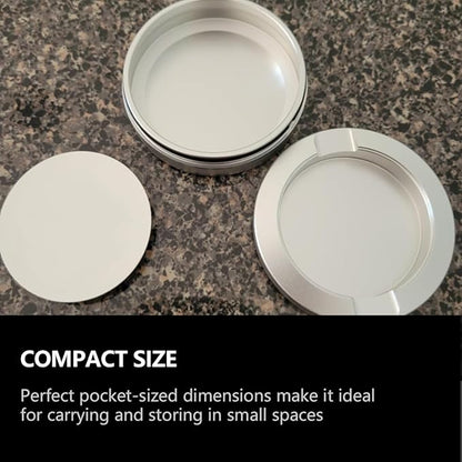 Portable Metal Can ZYN Box, Leak-Proof Design(Silver)