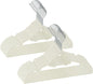 GoodtoU 50 Pack Velvet Baby Hangers, 12.8 Inch Non-Slip Toddler Clothes Hangers, for Infant Coats, Dresses & Pants, White - Car