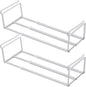 Ihomepark Expandable Shoe Rack Organizer, Adjustable Metal Shoe Rack for Closets & Entryways, Under Cabinet Shelf for Shoe or Clothing Storage, 2 Pack