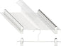 Pants Hangers with Clips - 20 Pack Heavy Duty, Non-Slip Adjustable Space Saving Skirt Hangers for Pants, Jeans, Shorts | White | 12 Inch