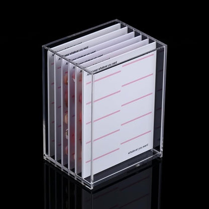 6 Layers Acrylic Nail Extensions Storage Organizer,Cosmetic Makeup Container Box,Clear Case Cabinet Display for Lash Supplies Artists,Home & Nail Salon (6 Layers for nail)