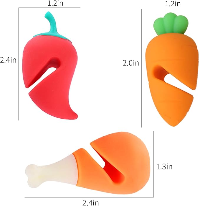 3 Pack Pot Lid Lifter Silicone Spill Proof Lid Lifter Splash-Proof Steam Release Pan pot lid lifter Kitchen Tool Decoration Pot Lid