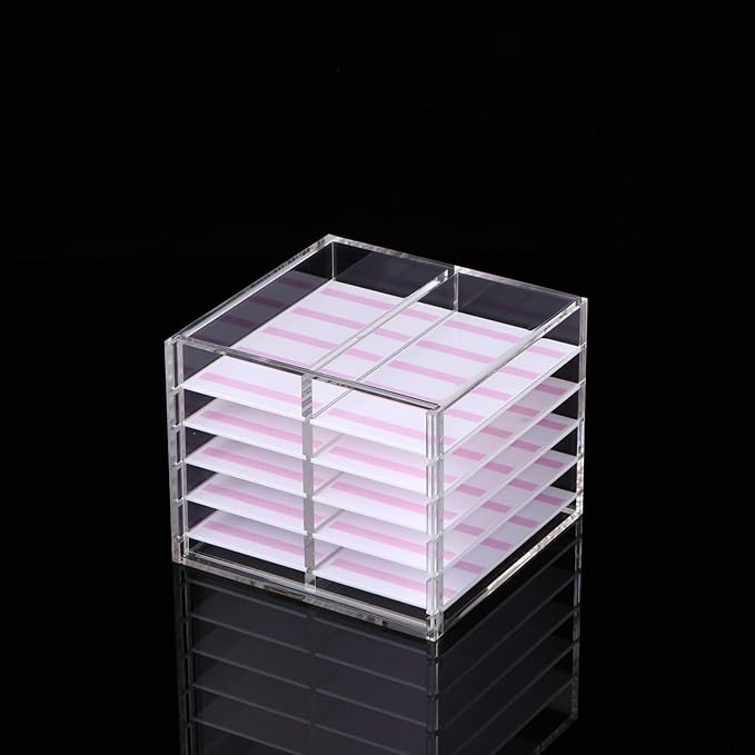 10 Layers Nail Art Extensions Storage Organizer,Cosmetic Makeup Container Box,Clear Case Cabinet Display for Nail Supplies Artists,Home & Nail Salon (10 Layers for Nail)