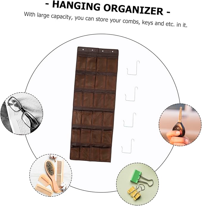 Hanging Pantry Door Organizer Non-Woven Material Space-Saving Storage Bag