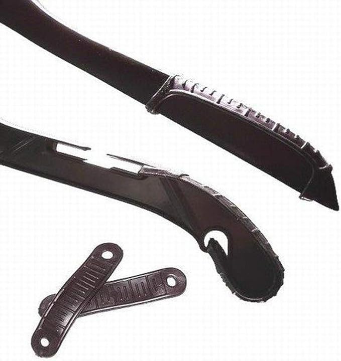 Black Rubber Non-Slip Hanger Strips, Pack of (100)