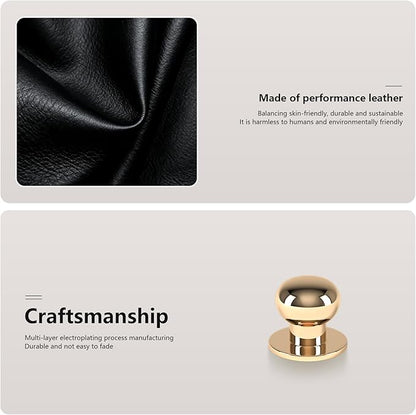 LADSTAG Make up Organizers for Vanity,Leather Makeup organizer for Vanity,Large Capacity Black Vanity Storage for Nail Polish,Bedroom,Bathroom,Gifts for Mom,Unique Gifts for Women