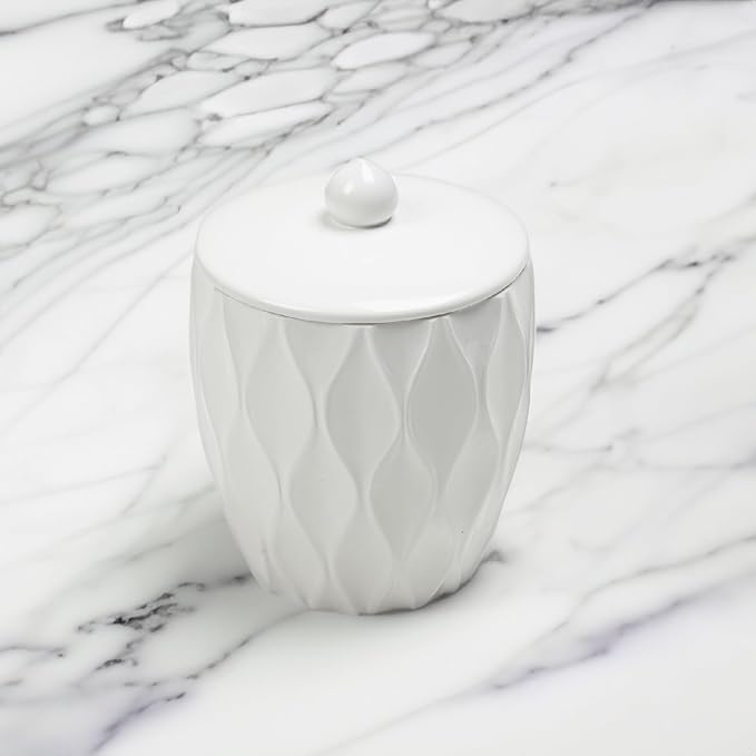 Wave White Canister