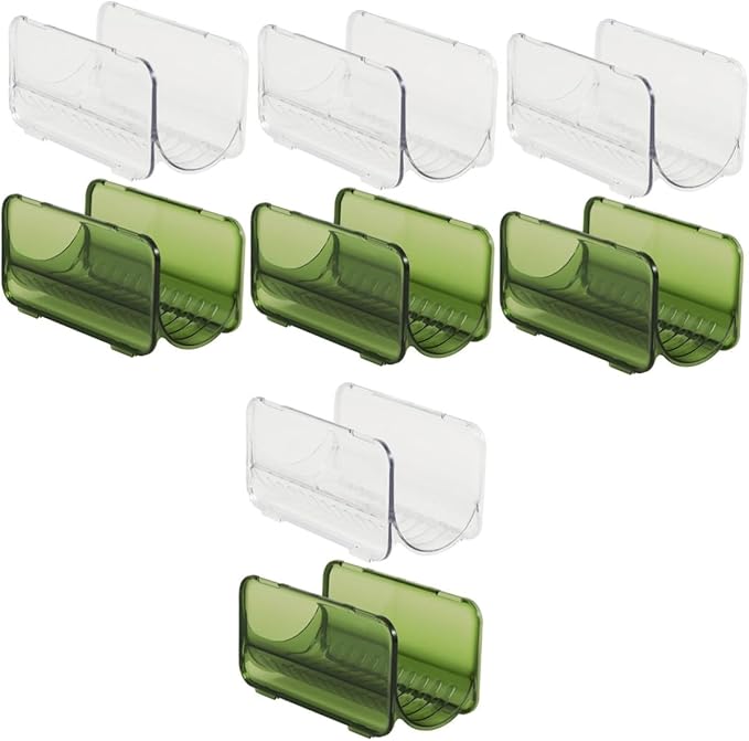 Zerodeko 8pcs Stackable Water Bottle Organizer Multi Transparent Cup Rack for Kitchen Fridge Pantry for Efficient Storage and Easy Access