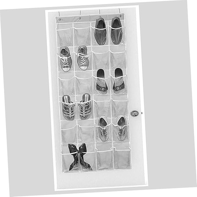 1set Compartment Over Door Hanging Organizer Bag for Shoes Accessories and Household Items Versatile Wall Hanging for Home Office and Hotel Use Stylish and Functional Design