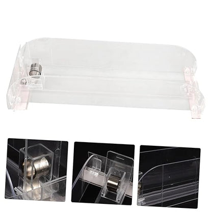OUNONA Drink Organizer Automatic Beverage Pusher Glide Rack for Fridge Adjustable Soda Dispenser Compatible with Cans Bottles for Efficient Shelf Storage