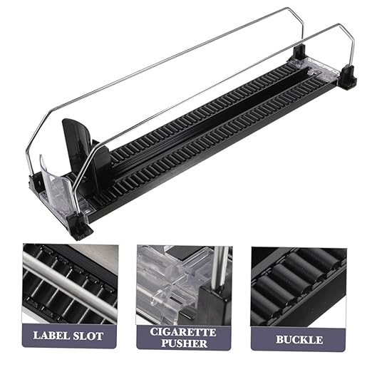 Beverage Pusher Can Organizer Drink Automatic Pusher Glide for Refrigerator Shelf