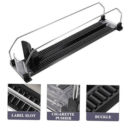 Beverage Pusher Can Organizer Drink Automatic Pusher Glide for Refrigerator Shelf