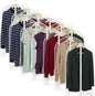 40” All Clear Garment Bags for Travel - PEVA Waterproof Suit Cover with Zipper for Hanging Clothes, Dresses, Coats - Durable Dresser for Closet Storage, Dustproof & Moisture Resistant - 40''/12 Pack