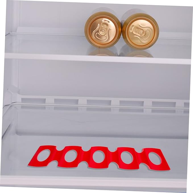 2pcs Can Beverage Beer Rack Silicone Beer Pad Organiser Drink Holder Fridge Organizer for Bar