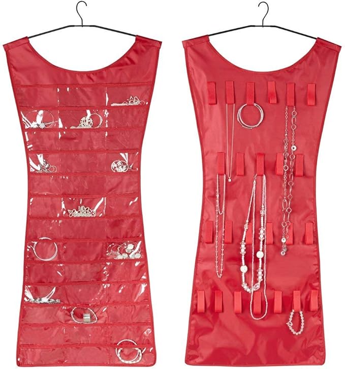 Umbra Little Dress Jewelry Organizer, Red