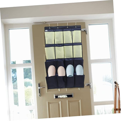 Space Saving Hanging Shoe Bag over The Door Shoe Organizer for Closet Rv Bathroom