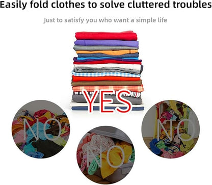 T-Shirt Folder Board for Adults, Shirt Folding Plate with Fast & Convenient Design, Foldable Clothes Organizer for Home Storage, (Cyan)