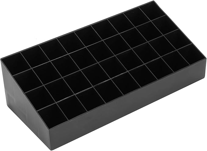 Lipstick Holder Organizer, 36 Grids Lipstick Makeup Organizer Lipstick Case Display Stand Makeup Organizer Storage Box(Black)