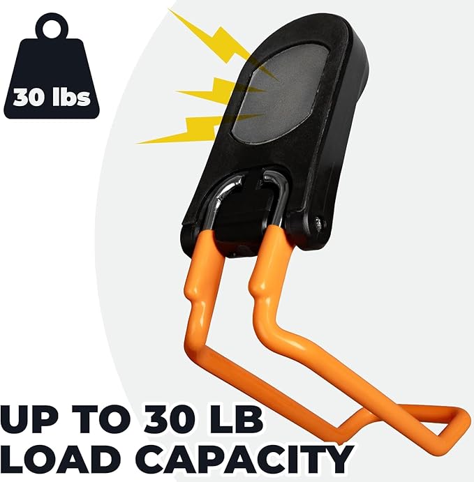 Strong Hand Tools, Heavy Duty Magnetic Utility Hook, 3" Hook, 30 lbs. Weight Capacity, Easy Release, Sturdy Tool Storage Solutions, MHD300-AZ
