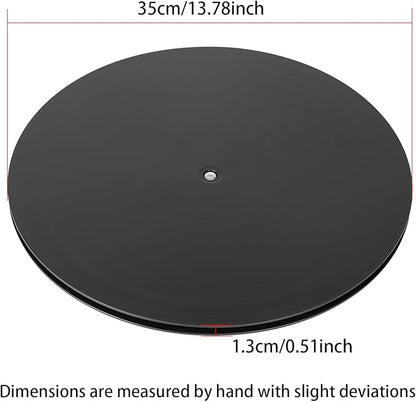 ZZRANYE 14 Inch Heavy Duty Rotating Swivel Stand - 360 Degree Rotating Lazy Susan Base with Steel Ball Bearings for Model Base/Rotating Plants/Crafts Stand Monitor/TV/Monitors/Potted Plants