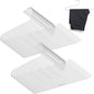 35 Pcs Pants Hangers Non Slip, Space Saving Open Ended Metal Pant Hangers, Jean Hangers for Men and Women, Closet Storage Organizer for Clothes Leggings Slacks Trouser Ties, White