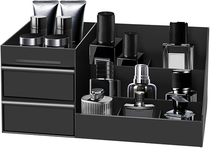 Mens Organizer,Cologne Organizer for Men,Perfume Organizer,Cologne Stand,Perfume Stand,Organizador de Perfumes,Bathroom Countertop Storage,Shelf for Bathroom Counter,Easter Gifts for Men