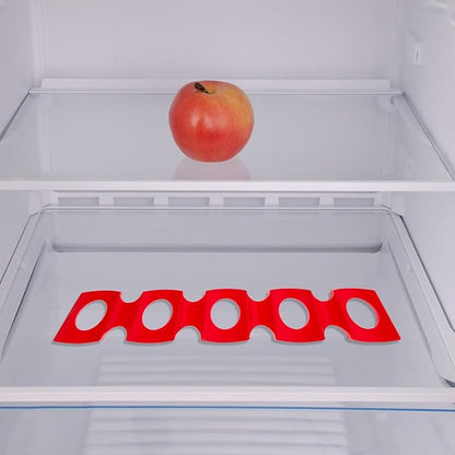 Mobestech 2pcs Can Beverage Storage Soda Can Organizer for Refrigerator Can Beverage Beer Rack Silicone Can Mat Beer Can Holder Drink Organizer Mat Drink Dispenser Tableware Desktop