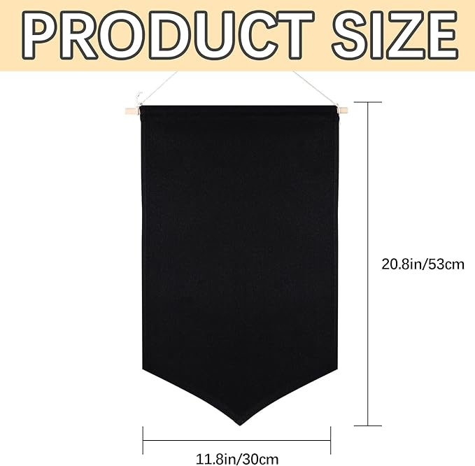 3 PCS Canvas Banners Wall Hanging Brooch Jewelry Storage Case Stand Enamel Pin Display, Sublimation blank Banner,Holder Earrings Necklace Pin Collection Organizer