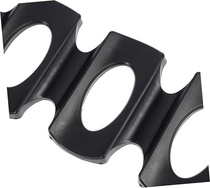 MAGICLULU 2pcs Refrigerator Beer Holder Mat Silicone Drink Organizer for Beverage Storage Non-Slip Fridge Dispenser for Cans and Bottles for Soda Beer and Canned Foods