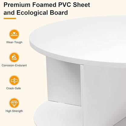 6-Tier 360° Rotating Shoe Rack, Freestanding Foamed PVC Shoe Storage Organizer Holds 24 Pairs, 66.14LBS Heavy Duty Load with Stable Anti-Slip Base,for Entryway Bedroom Living Room Home Organization