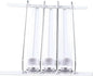 Soda Can Dispenser Organizer for Fridge Automatic Pusher 38cm E Shaped (White)