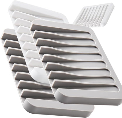Silicone Soap Dishes for Shower, 3+1 PCS Upgrade Self-Draining Bar Soap Holder, Premium Sponge Holder for Sink, Kitchen, Bathroom, or Counter, Easy Clean, Can Extend Soap Life (White & Gray)