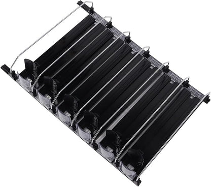 VINGVO Drink Organizer For Fridge, Can Holders For Fridge Self Pushing Soda Can Dispenser For Refrigerator Can Dispenser For Fridge with Automatic Pusher Glide Soda Can Organizer (38cm)