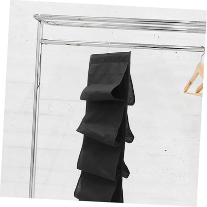 Space-saving Shoe Storage Bag for Bedroom Compartment Hanging Closet Organizer Sock Underwear Organizer Non-woven Multi-purpose