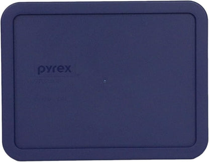 Pyrex 7212-PC 11-Cup, 7211-PC 6-Cup, & 7210-PC 3-Cup Blue Food Storage Replacement Lids - Made in USA