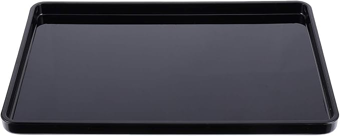 Acrylic Towel Tray Vanity Tray Jewelry Organizer Black