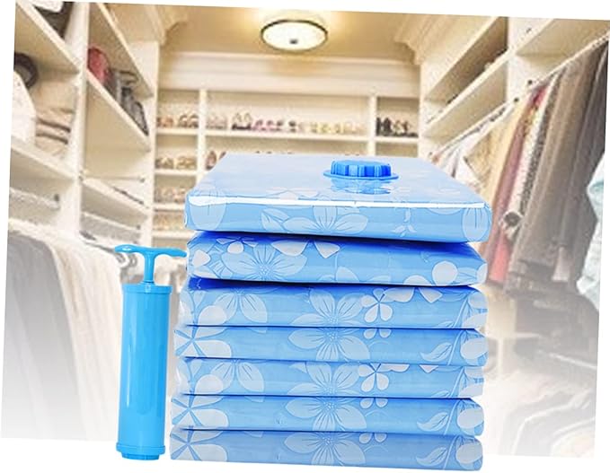 MAGICLULU 11pcs Vacuum Compression Bag Set Suction Bags for Flowers Airtight Storage for Clothes Bedding and More Space Saving for Travel and Home Organization