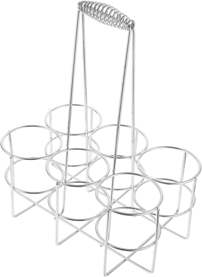 Slot Metal Beer Can Holder Convenient Can Organizer for Restaurants Bars and Home Use Sturdy Construction Portable Design for Easy Carrying