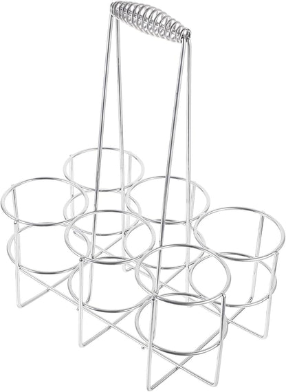 Slot Metal Beer Can Holder Convenient Can Organizer for Restaurants Bars and Home Use Sturdy Construction Portable Design for Easy Carrying