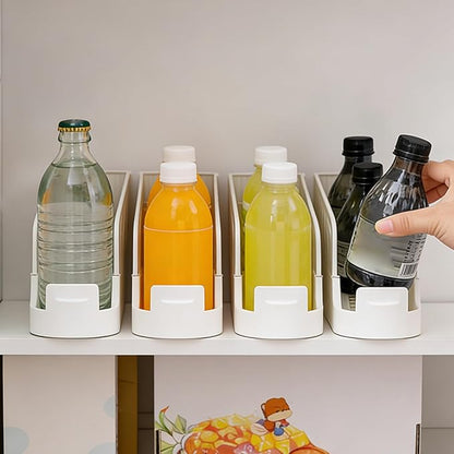 Drink Organizer, Universal Compatibility, 34x8.1x12.5cm, Self Pushing Fridge Organizer, Automatic Drink Dispenser, Space-Saving, For Pantry, Kitchen, Cabinet, Freezer, Home Bar