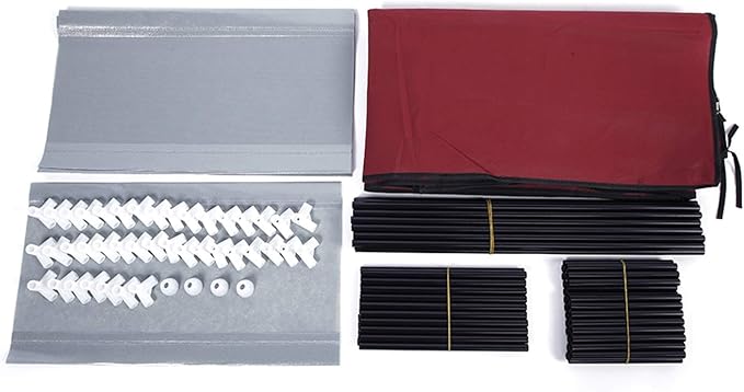 10-Tier Non-Woven Fabric Shoe Rack, Large Shoe Shelf, 2 Side Pockets Shoes Storage Cabinet Organizer with Dustproof Cover for Closets, Bedrooms, Garages, Wine Red