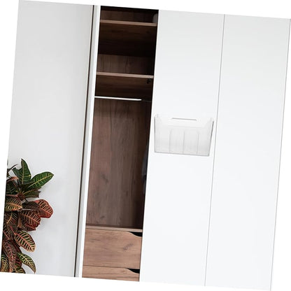Alipis Adhesive Mount Cabinet Door Organizer Wall-mounted Storage Rack Kitchen Accessories Plastic Organizer